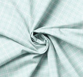 Daisy&Lilly: Windowpane Plaid, Light Blue (Sold By 1/2 Meter)